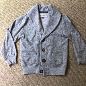 Boys Gray Cardigan